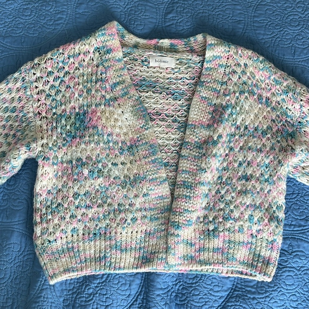 Knit Colorful Cardigan
